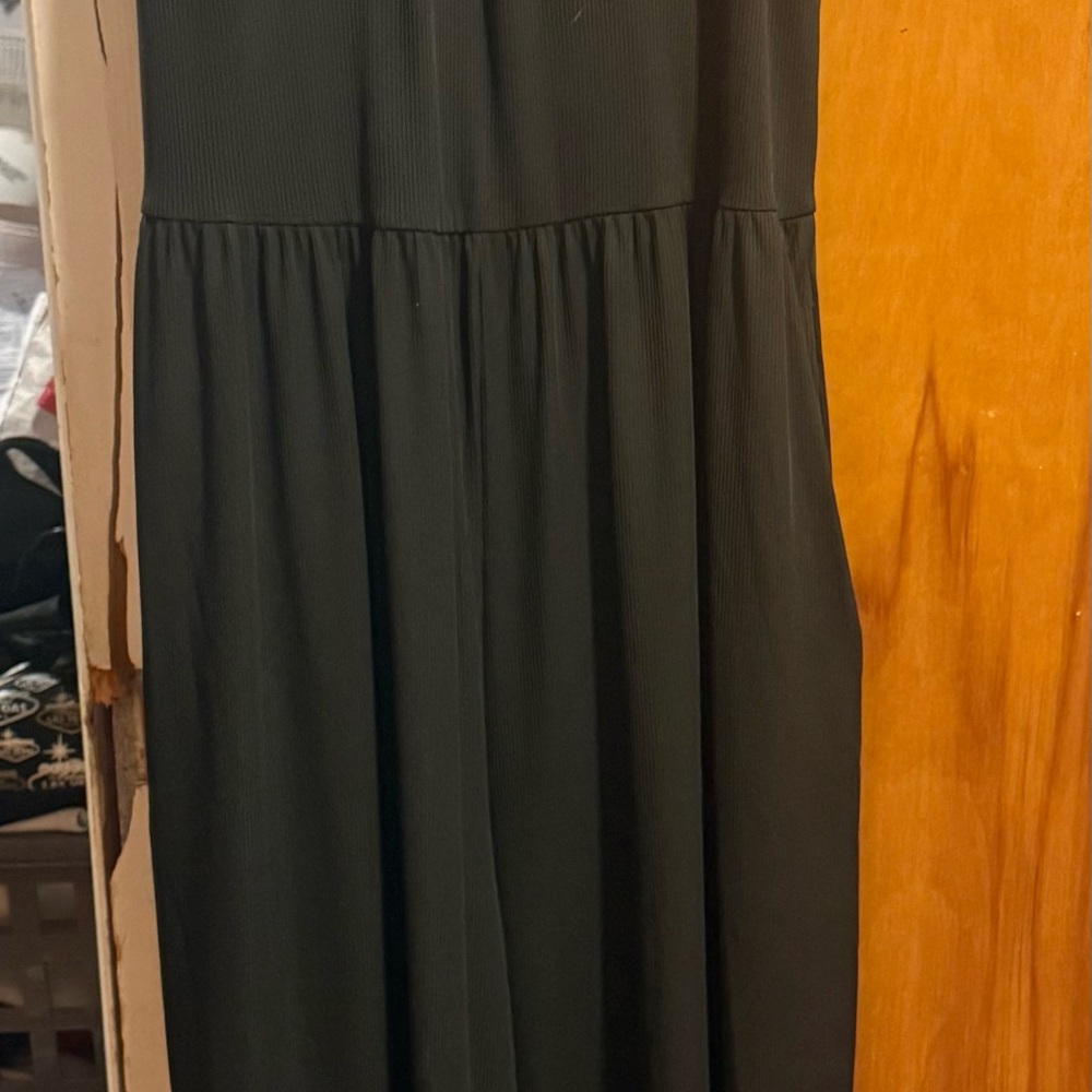 Classic Black Women's Tiered Maxi Dress